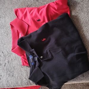 Two boys Polo Ralph Lauren Shirts